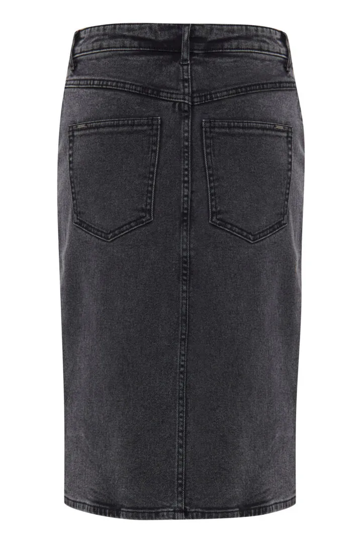 Kolka Skirt - Mid Grey Denim