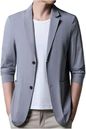 LCMTWX Blazers For Men 2024 Button Slim Fit Sport Coat Business Daily Mens Black Suit Jacket Coats For Men Mens Hugh