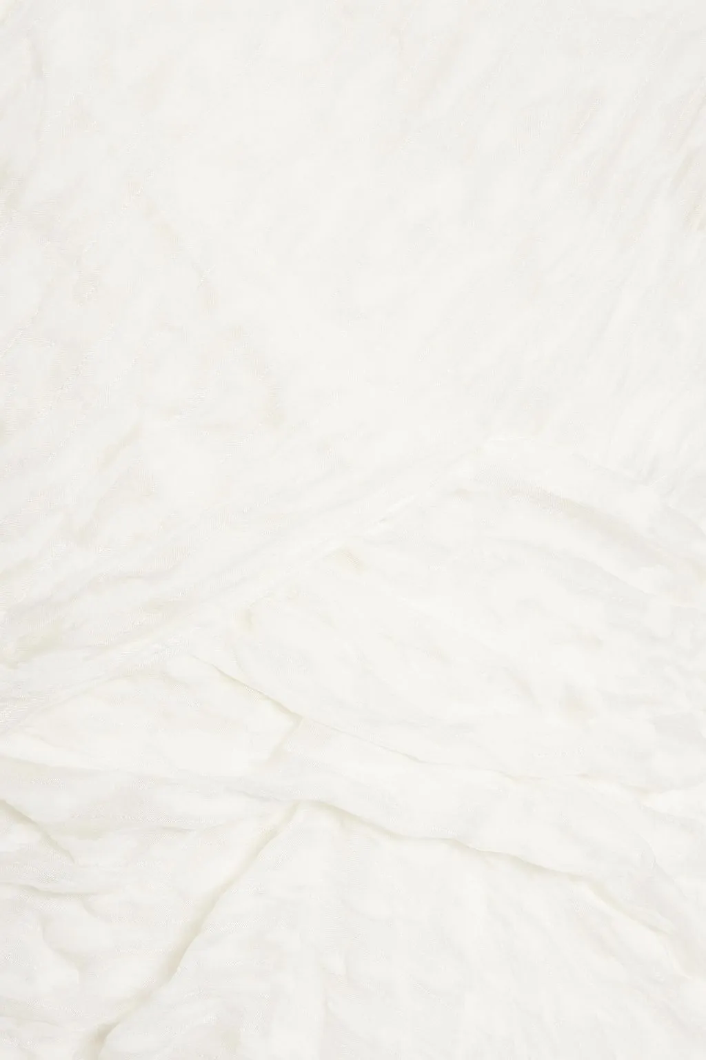 Lexa midi dress in silk chiffon wrap and devoré effect IRO, ivory