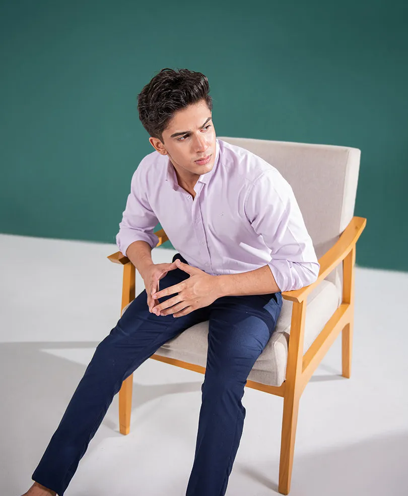 Lilac Oxford Shirt (Slim / Modern Fit)
