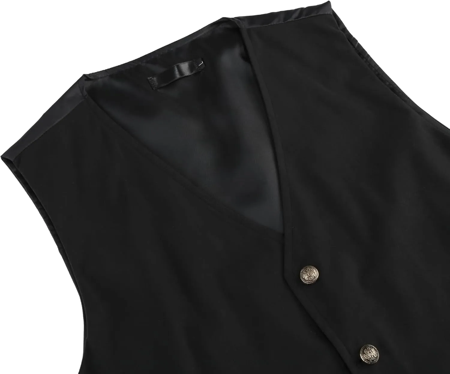 LMYOVE Mens Waistcoats Formal Wedding Waistcoat Solid Color Business Tuxedo Suit Vest