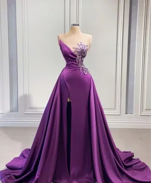 Long Prom Dresses With Slit