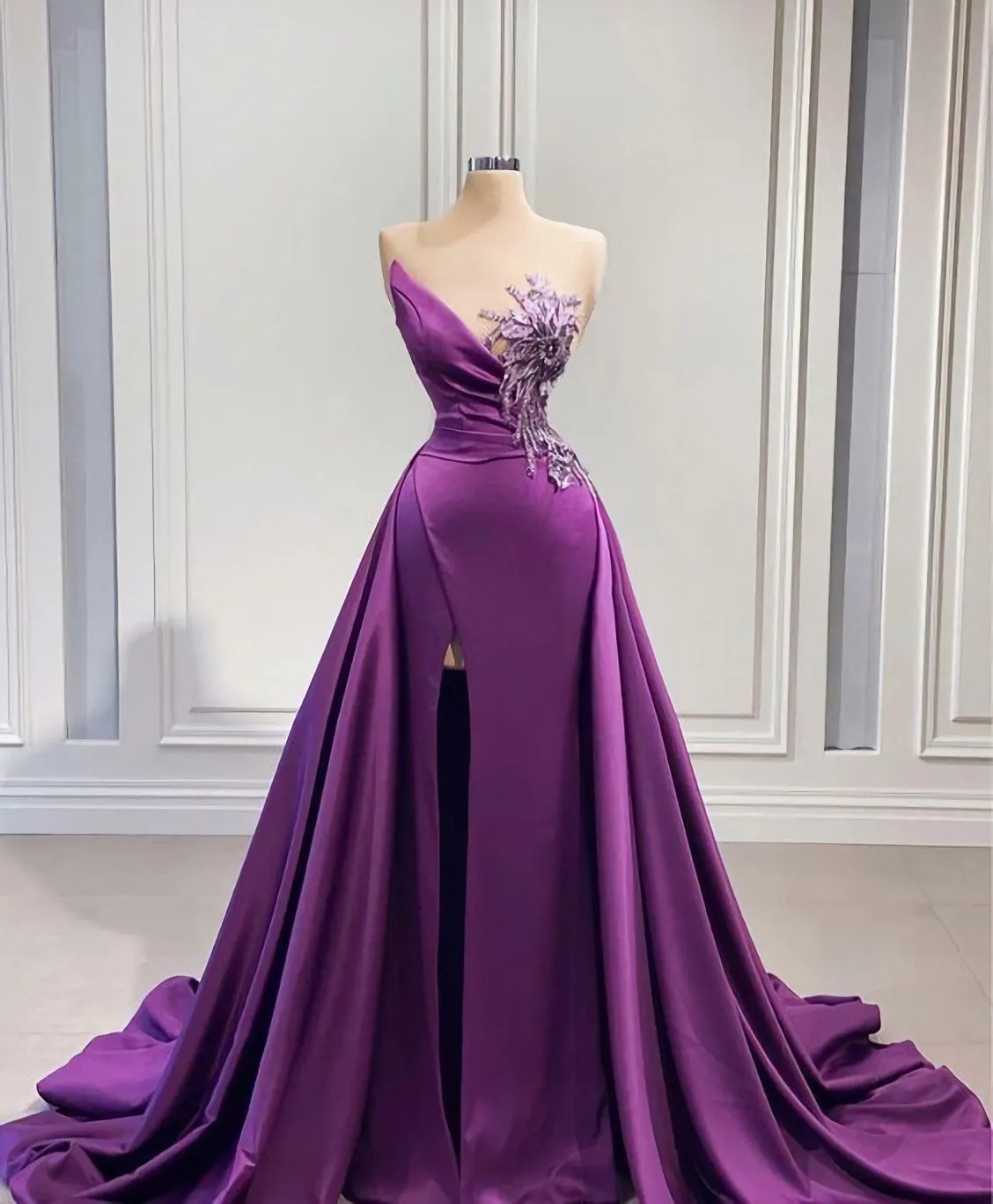 Long Prom Dresses With Slit