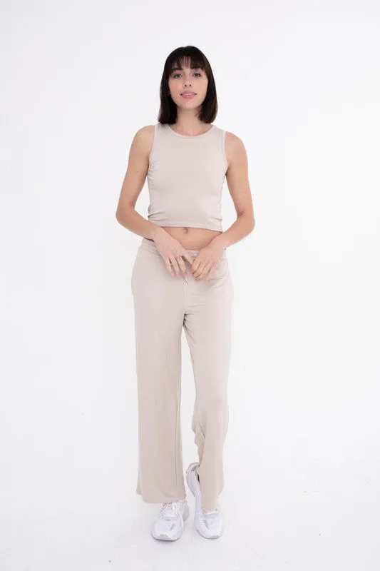 LOUNGE TERRY TANK TOP