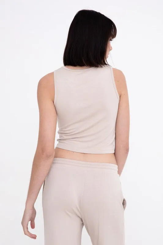 LOUNGE TERRY TANK TOP
