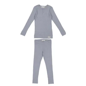MARMAR MOONSTONE MÉLANGE HENLEY RIBBED SET