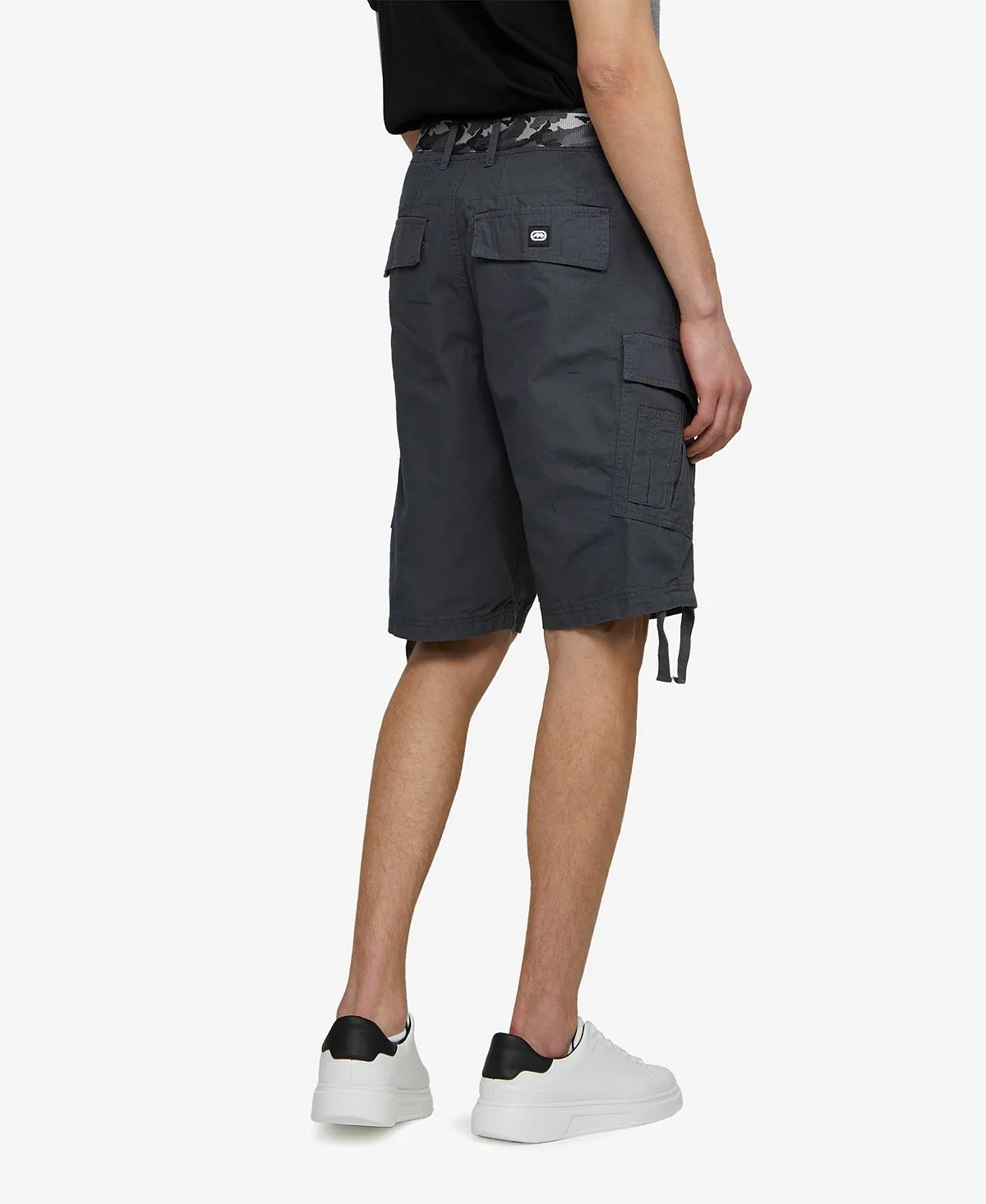 Men's recon-go belted cargo shorts for plus and tall sizes Ecko Unltd