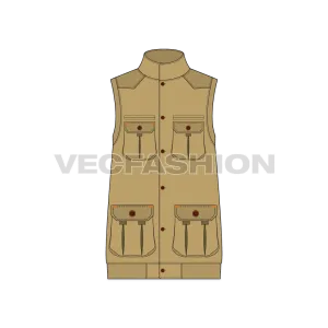 Mens Safari Hunting Vest