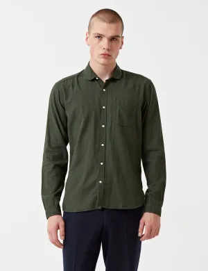 Oliver Spencer Eton Collar Shirt - Cooper Green