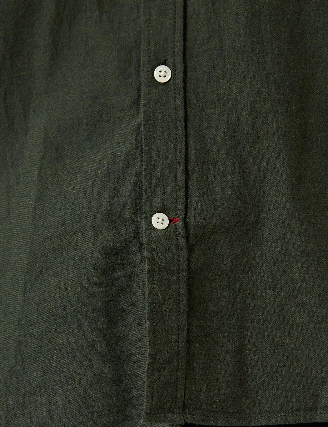 Oliver Spencer Eton Collar Shirt - Cooper Green