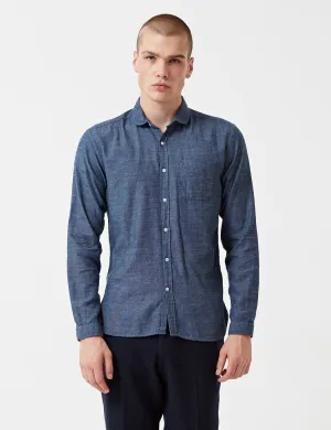 Oliver Spencer Eton Collar Shirt - Kershaw Indigo