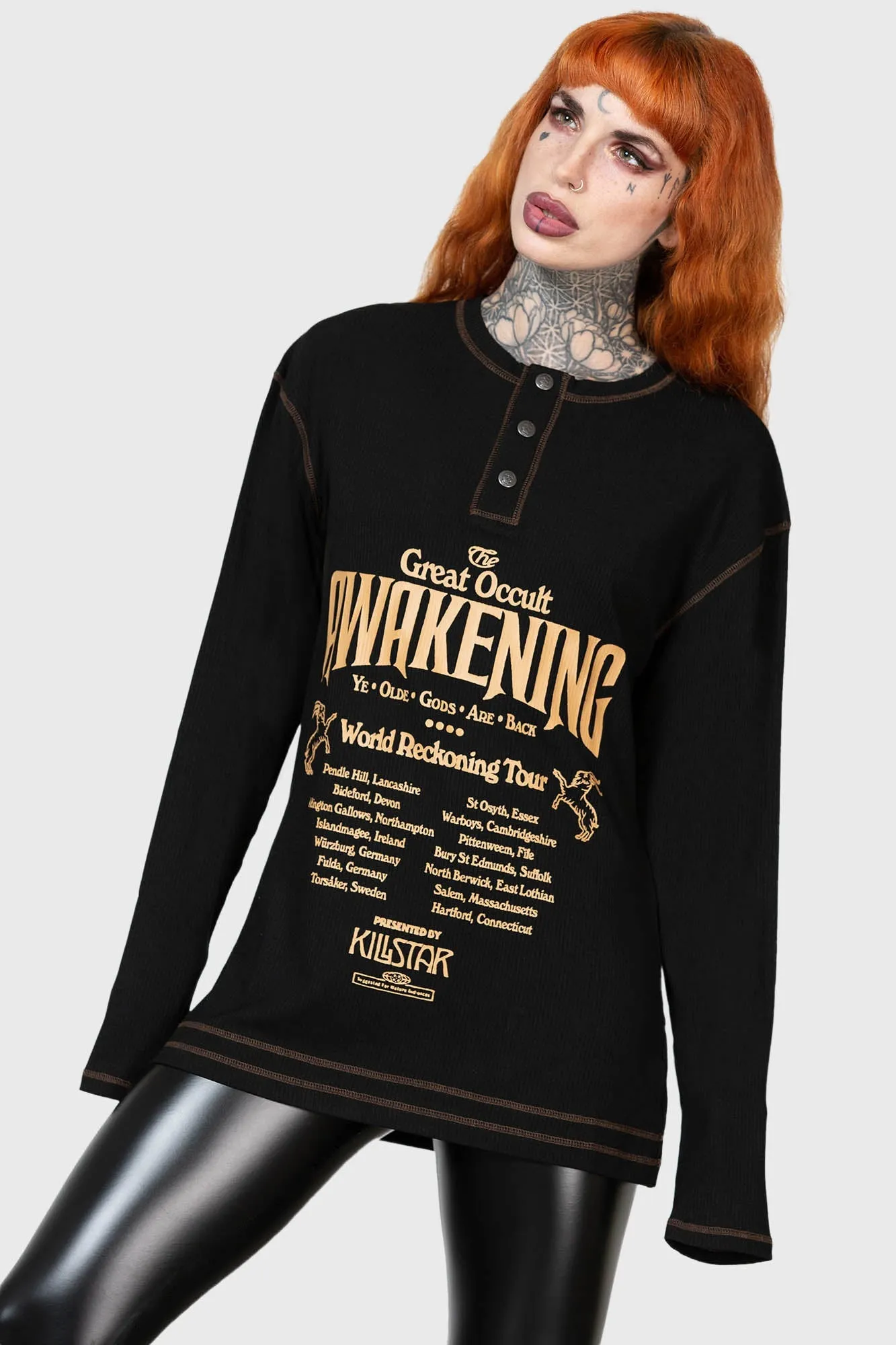 Otherworlds Henley Top - Resurrect