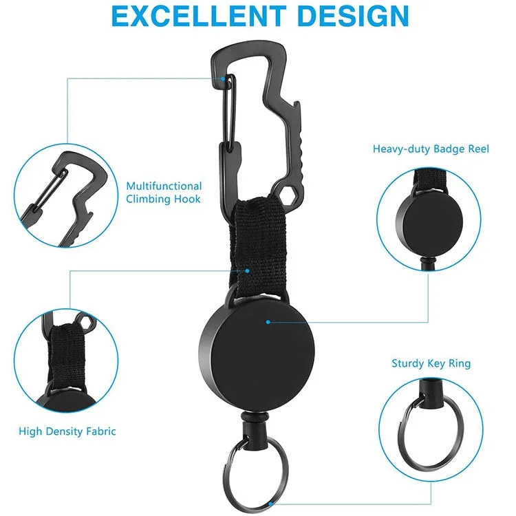 Outdoor Multifunctional Stainless Steel D-Type Carabiner Bottle Opener(TZ-001)