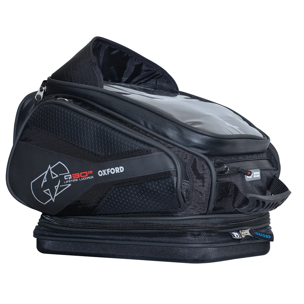 Oxford Q30R QR Tank Bag Black Motorcycle Gear