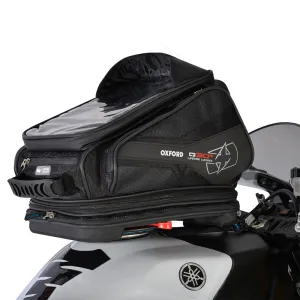 Oxford Q30R QR Tank Bag Black Motorcycle Gear