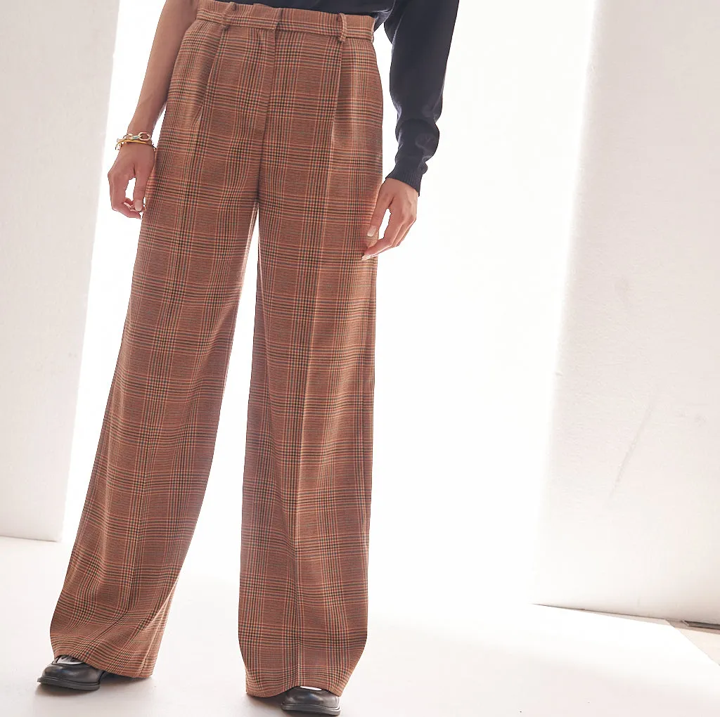 Pantalon à carreaux RONDEAUX