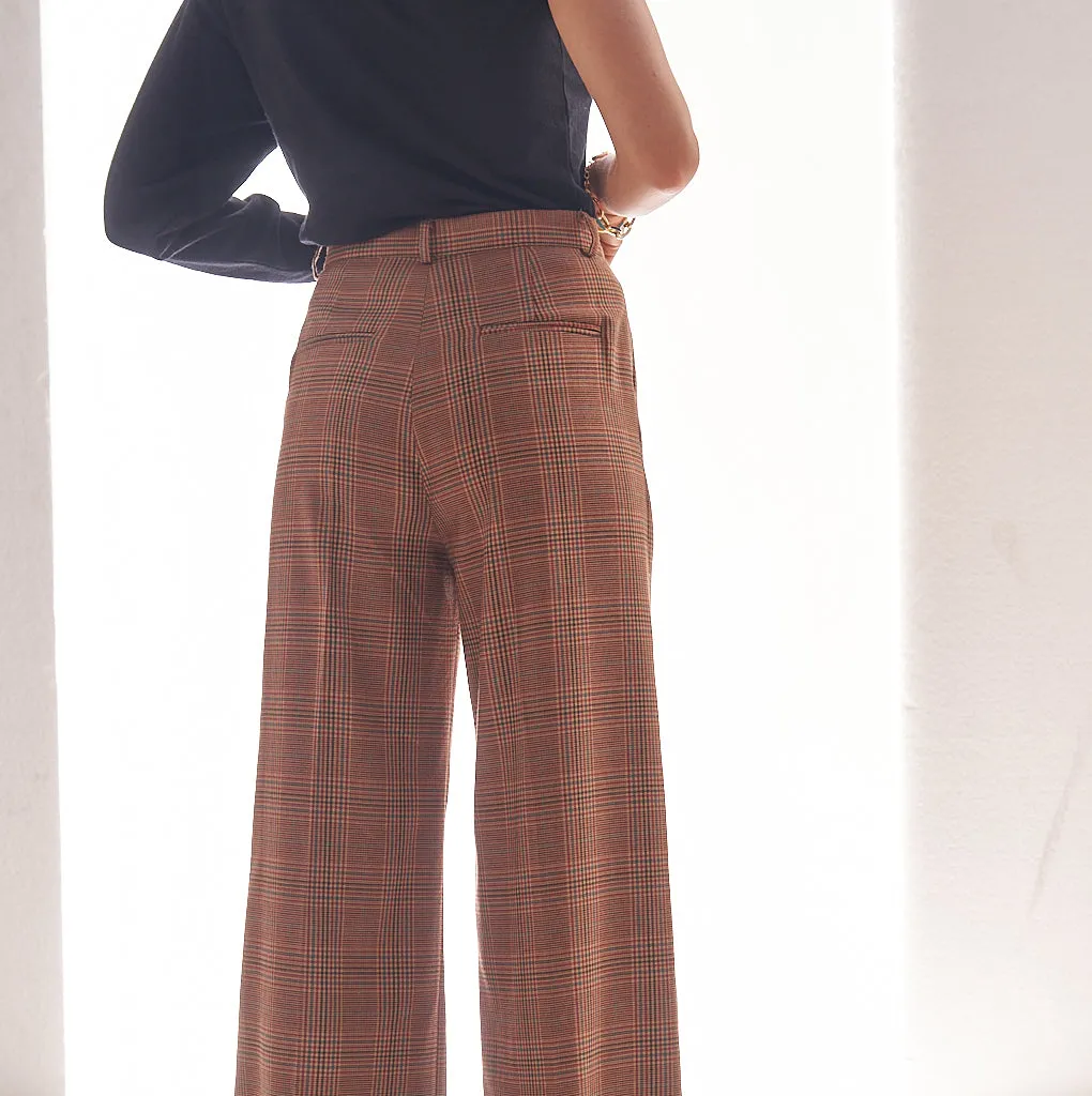 Pantalon à carreaux RONDEAUX