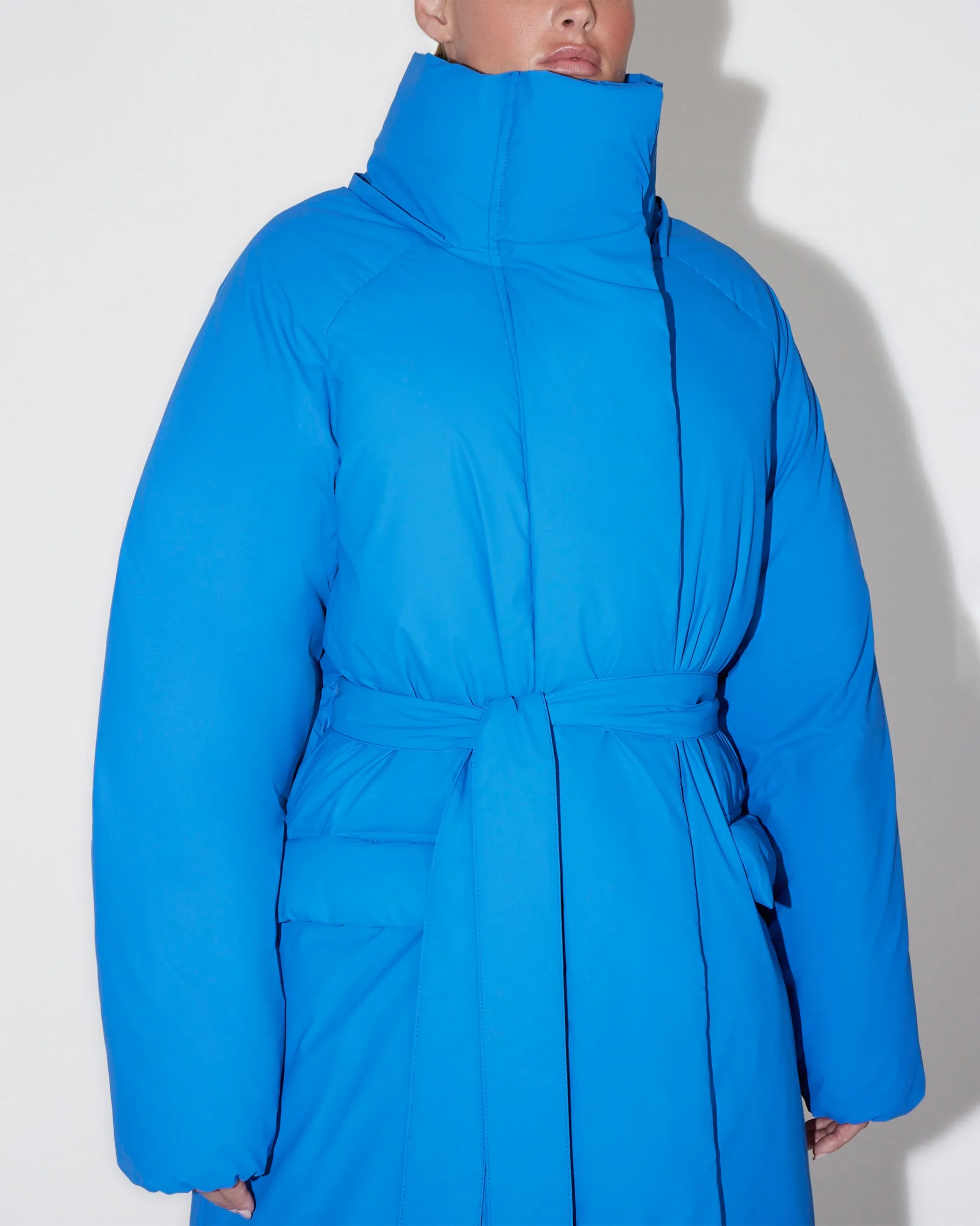 Puffer Coat | Cobalt Blue