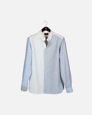 "Le Fun" Striped Oxford Shirt
