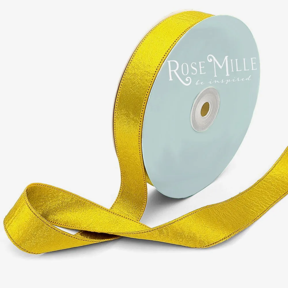 Rayon Silk-like Tape with Woven Edge - Multiple Colors