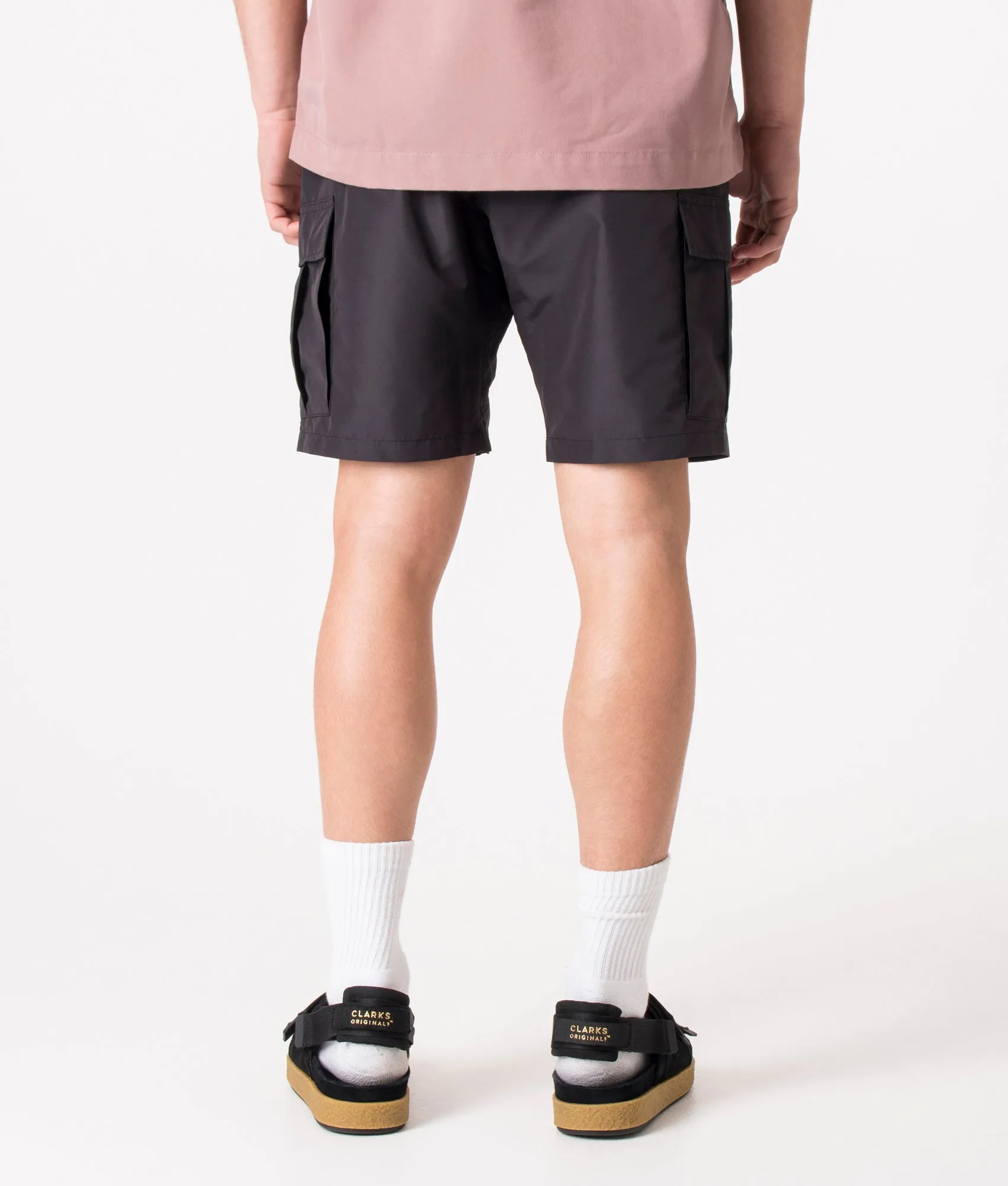 Relaxed Fit Shell Cargo Shorts