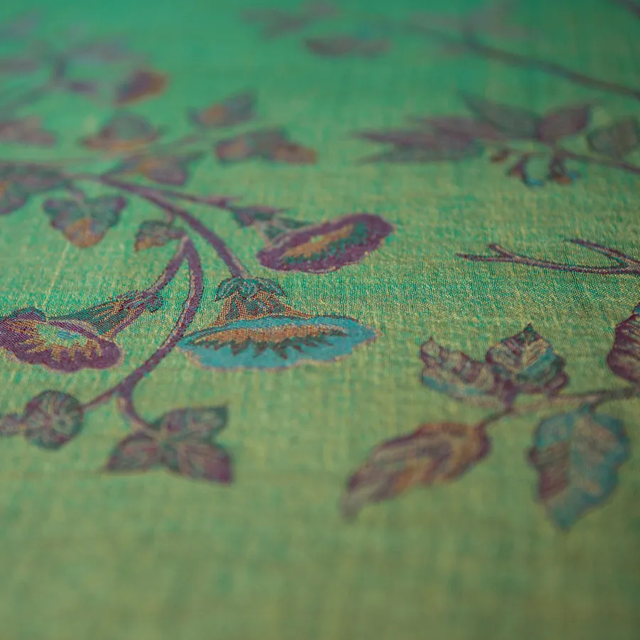 Scoop Neck Waistcoat in Dragonfly Green