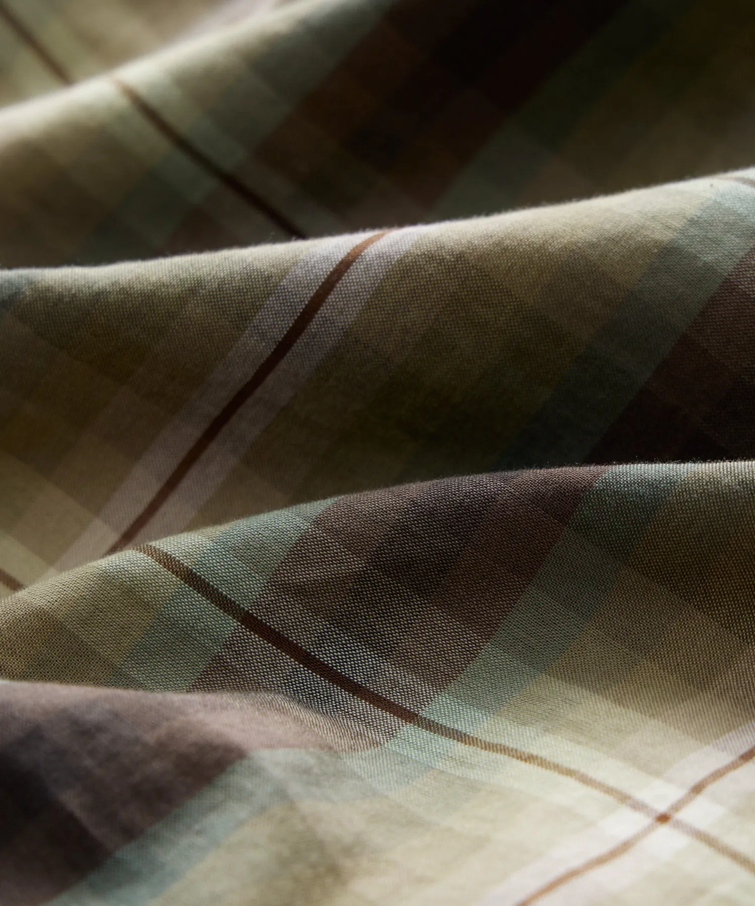 Short-Sleeve Printed Pocket Shirt in Khaki