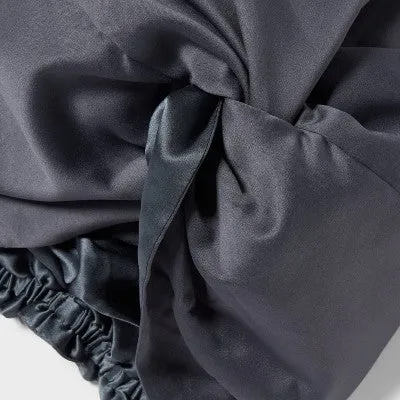 Silk-Lined Hair Wrap Blue - Threshold