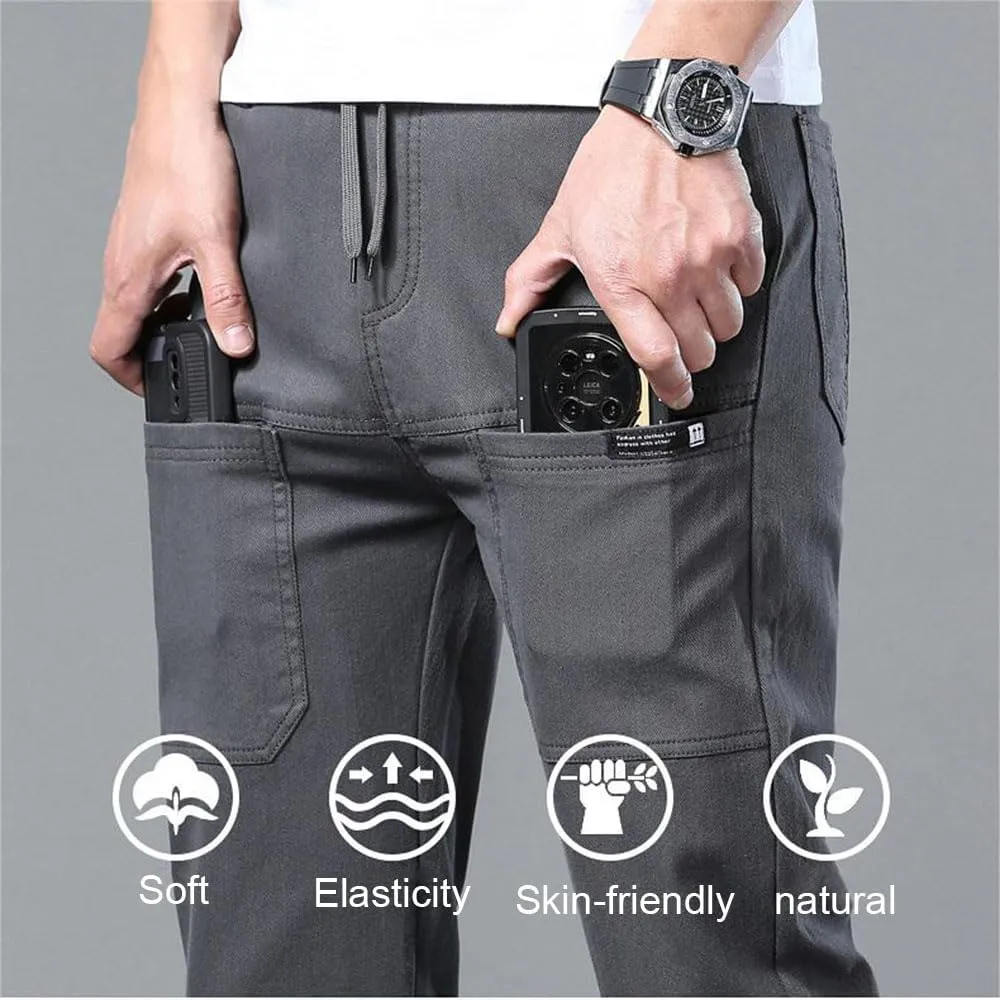 Sirmale Multipants - High Stretch Multi-Pocket Durable Cargo Pants, Loose Fit Men's Work Pants