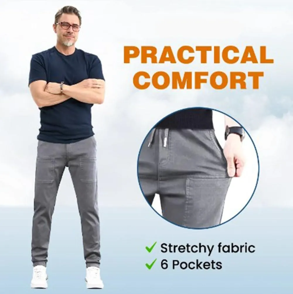 Sirmale Multipants - High Stretch Multi-Pocket Durable Cargo Pants, Loose Fit Men's Work Pants