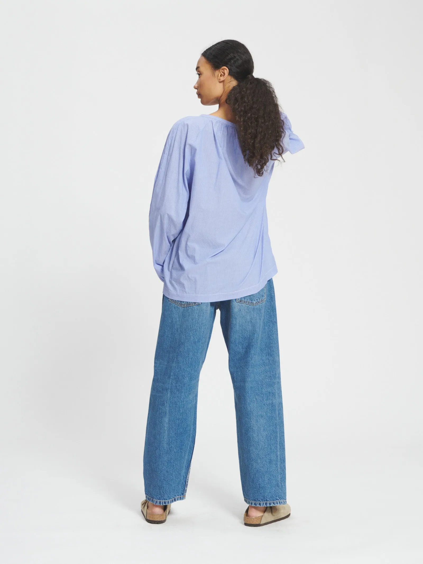 Skater in Crease Blue