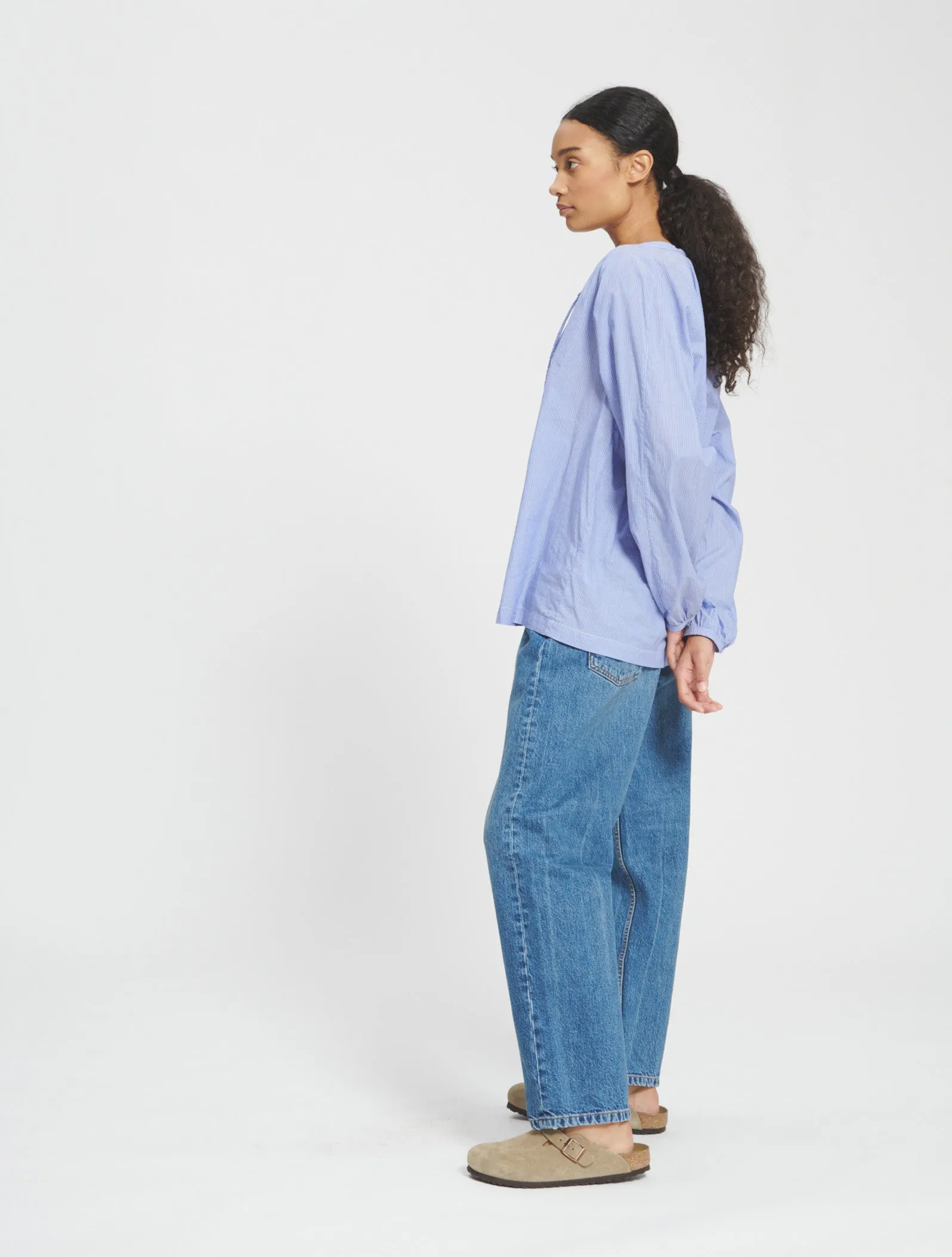 Skater in Crease Blue