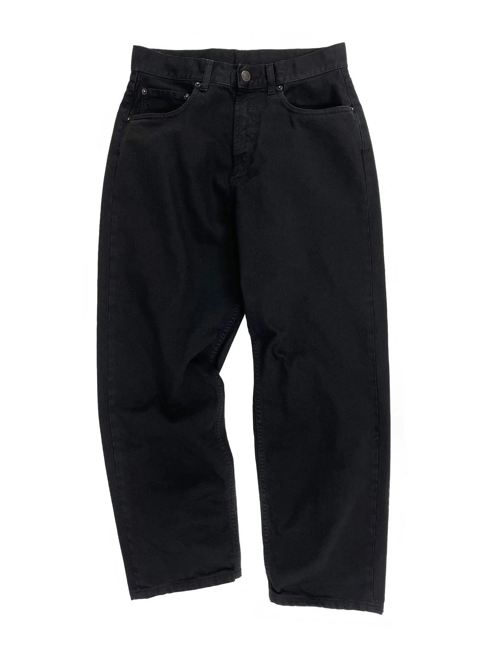 Skater in Over Dyed Black