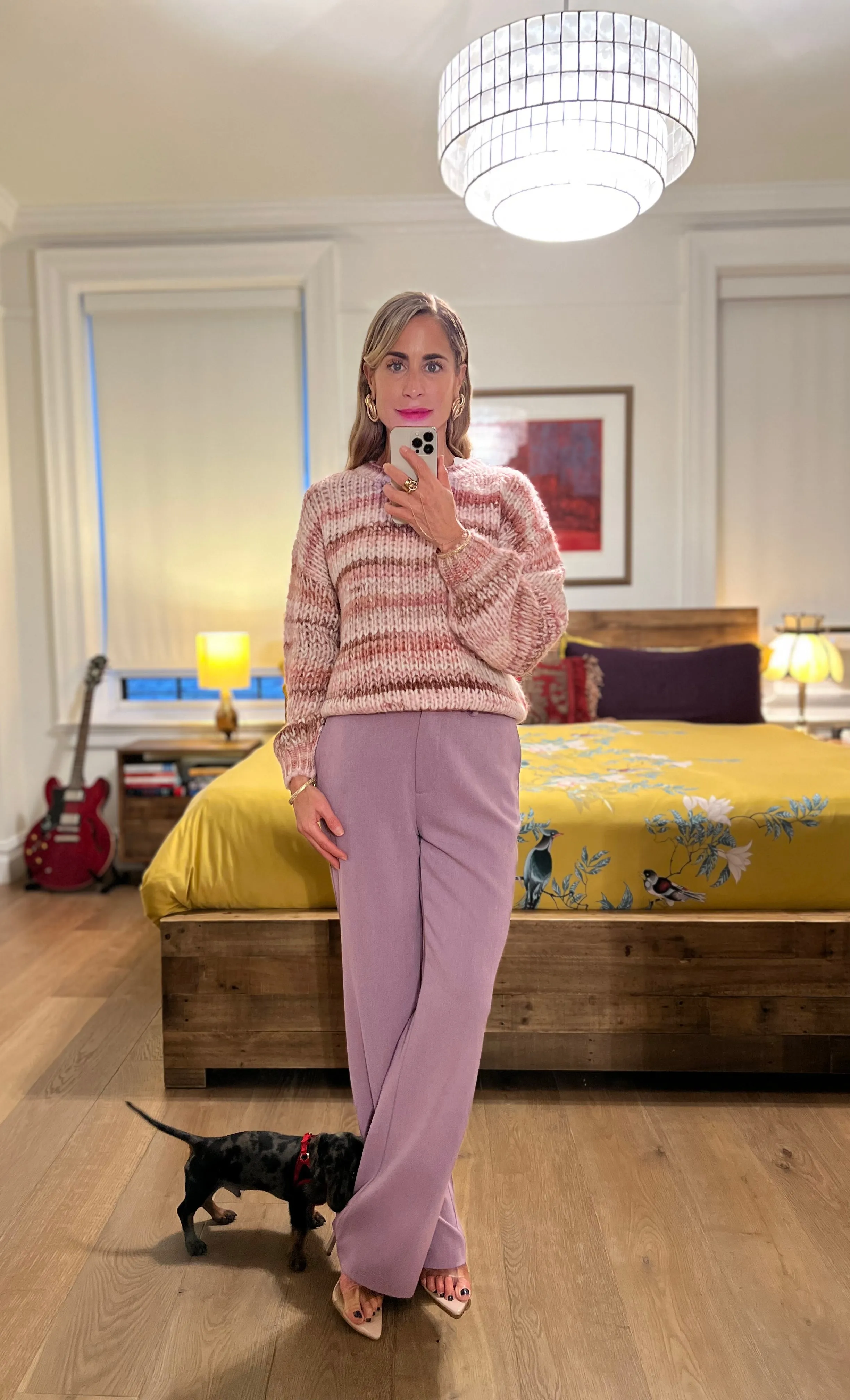 Straight Pants - Mauve