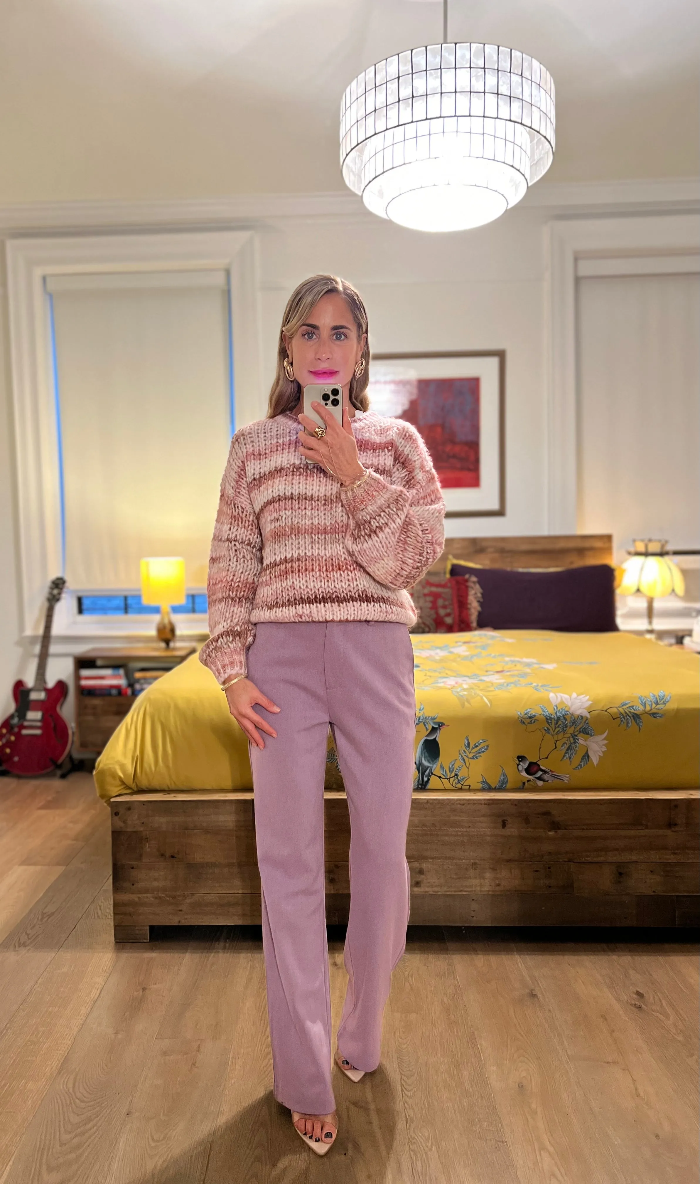 Straight Pants - Mauve