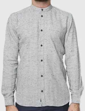 Suit Jake Mandarin Shirt - Grey