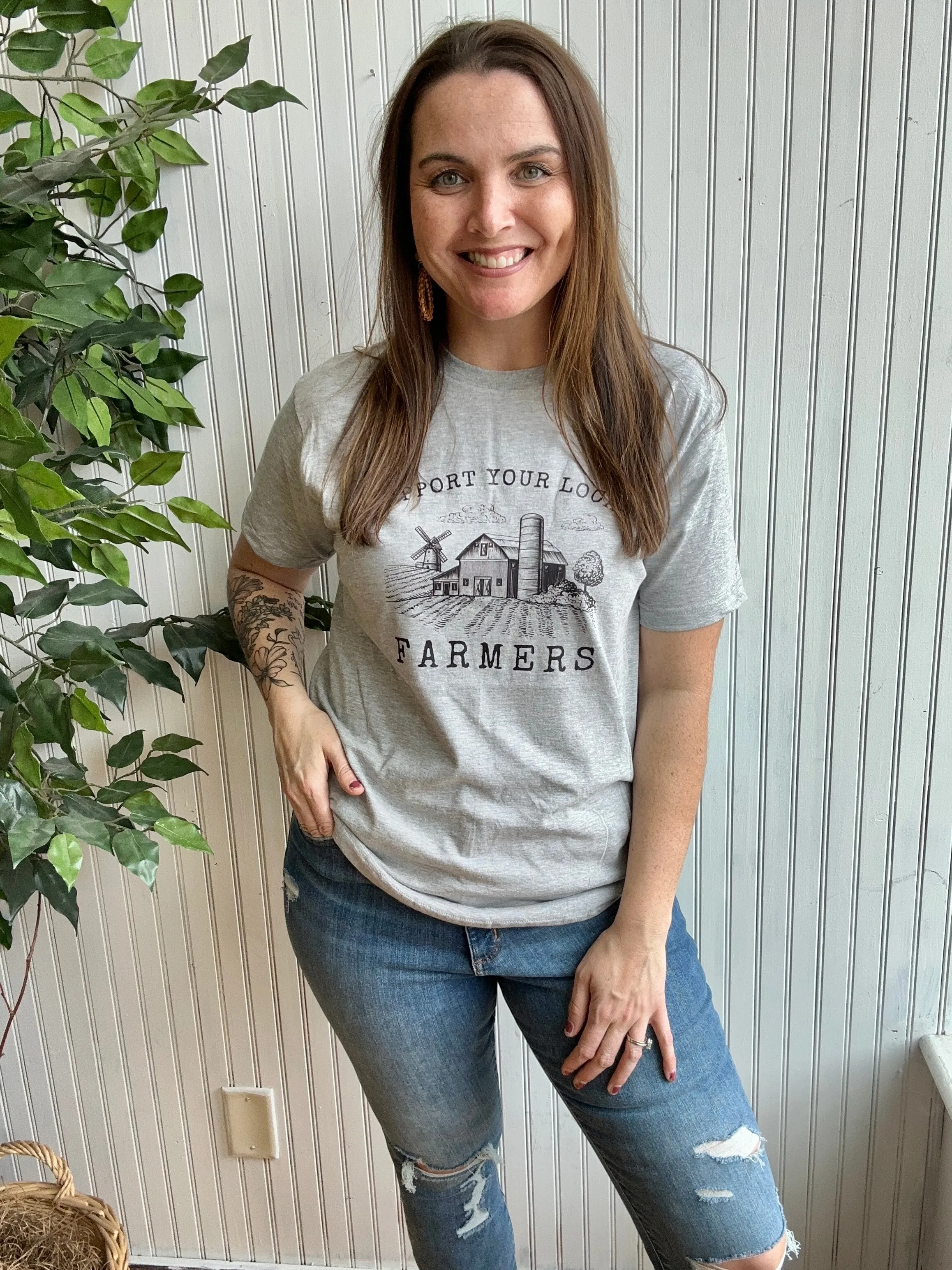 Support Your Local Farmer Graphic Tee