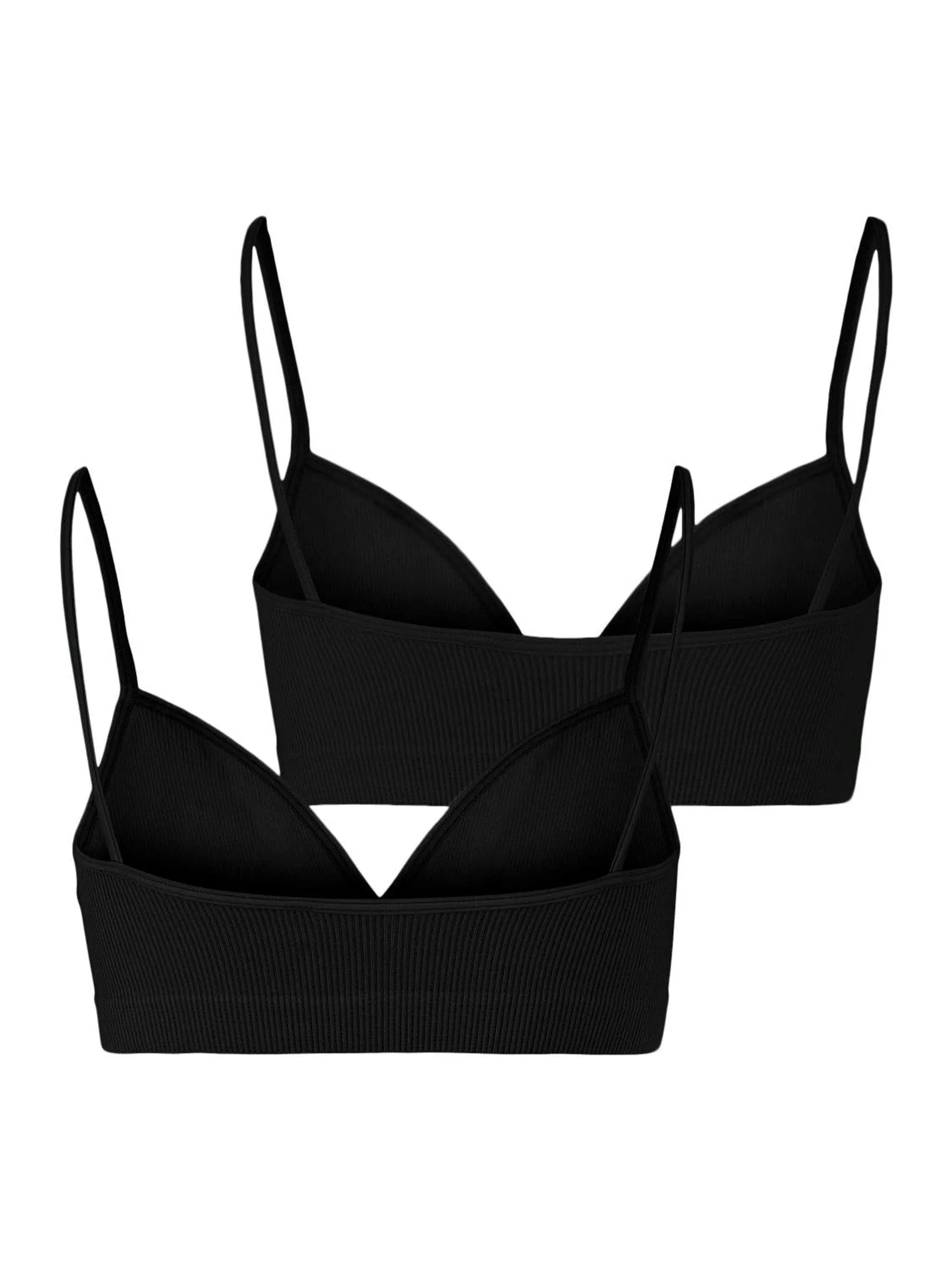 Symmi Rib Top 2-Pack - Black