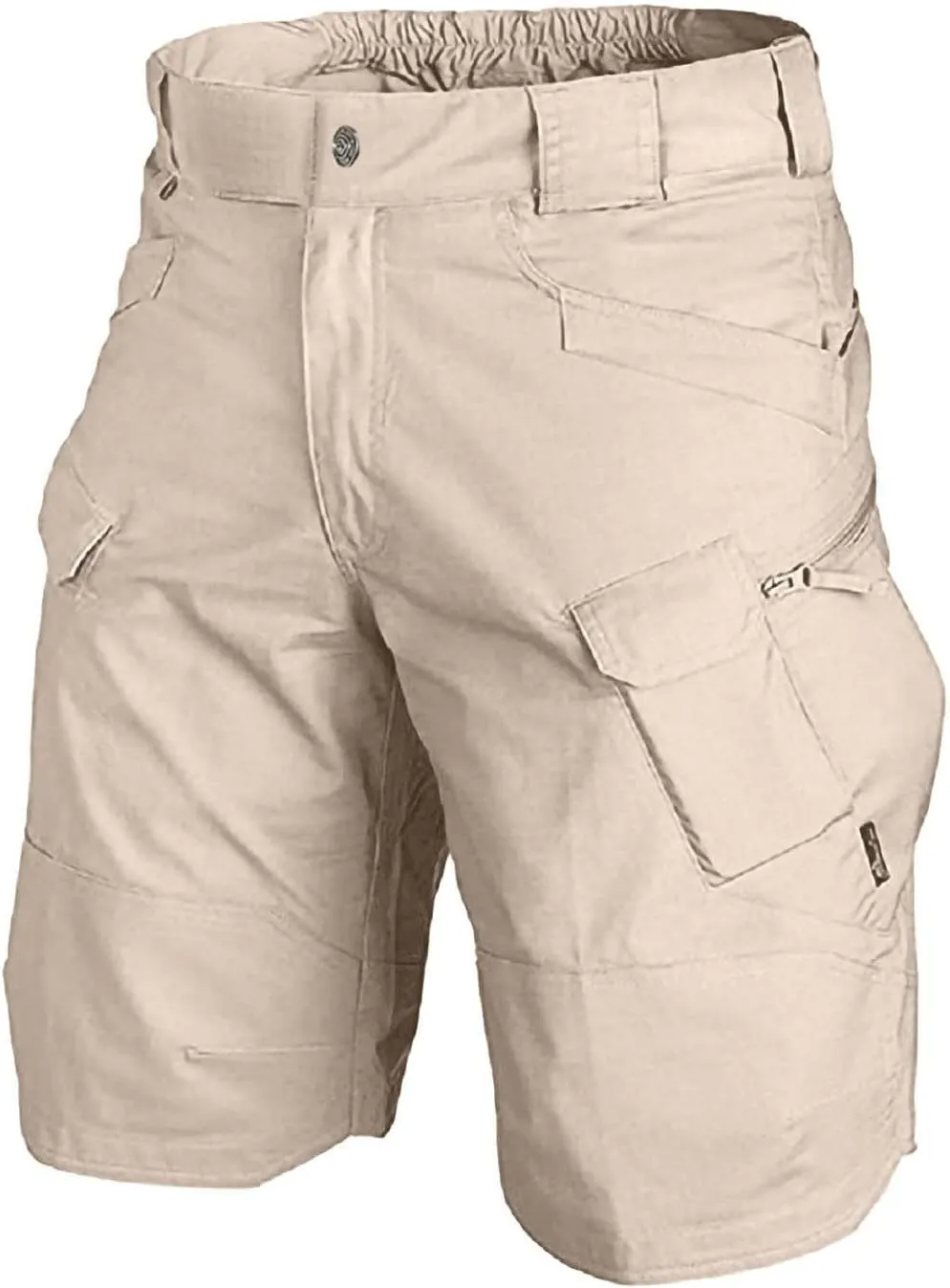 Tactical Shorts for Men Flex Waist Relaxed Fit Work Cargo Shorts Waterproof Hunting Fishing Shorts with Pockets
