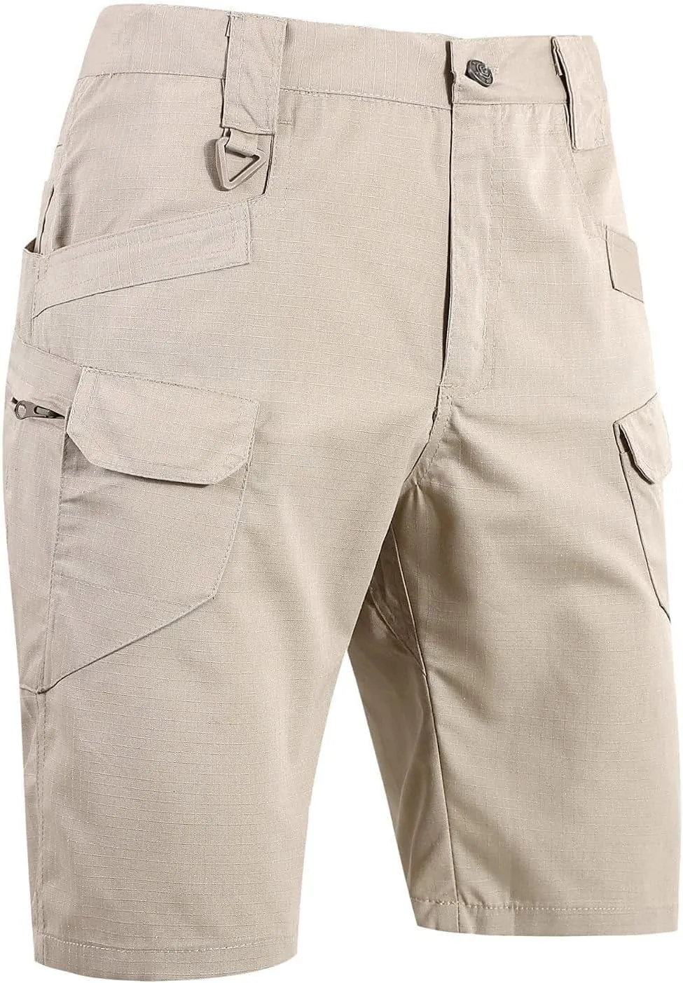 Tactical Shorts for Men Flex Waist Relaxed Fit Work Cargo Shorts Waterproof Hunting Fishing Shorts with Pockets