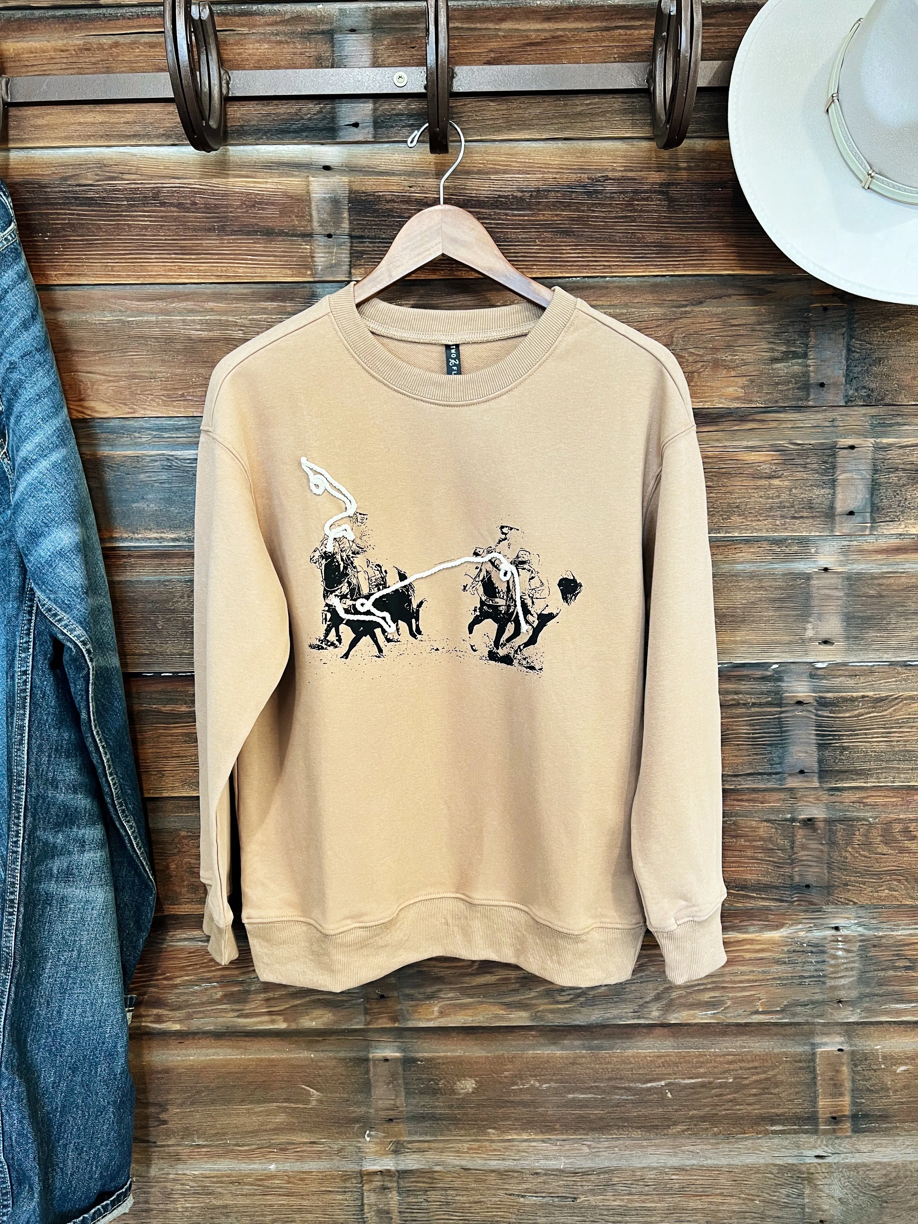 Team Roping Long Sleeve Tee
