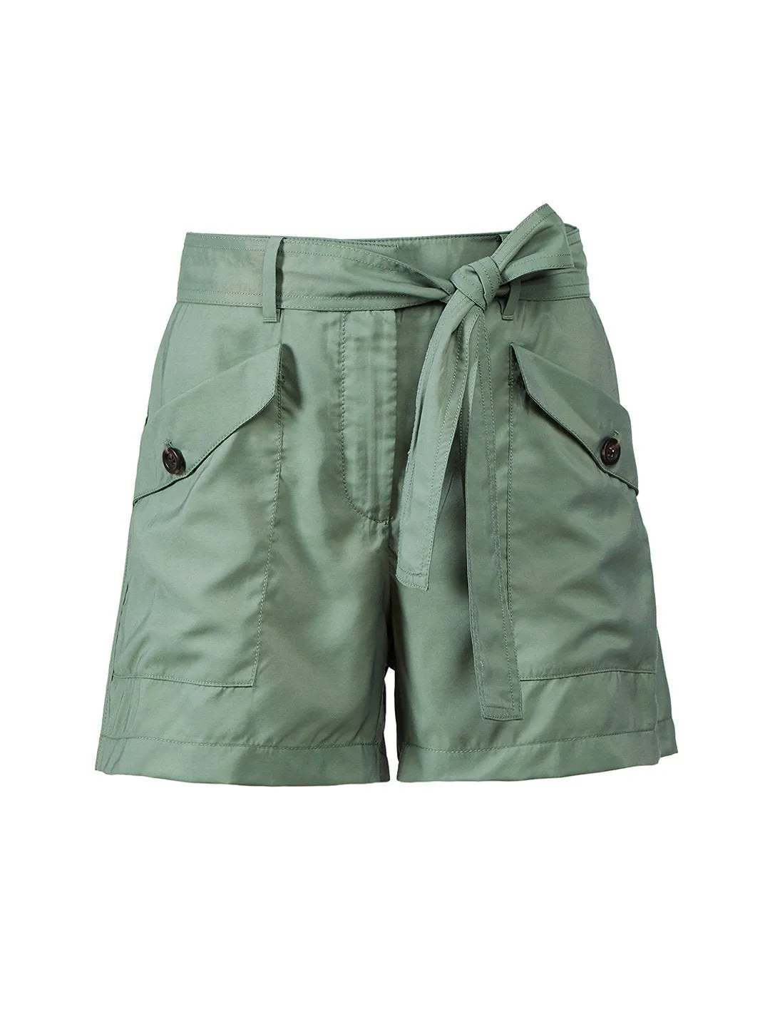 The Cargo Belted Short in Fresh Green