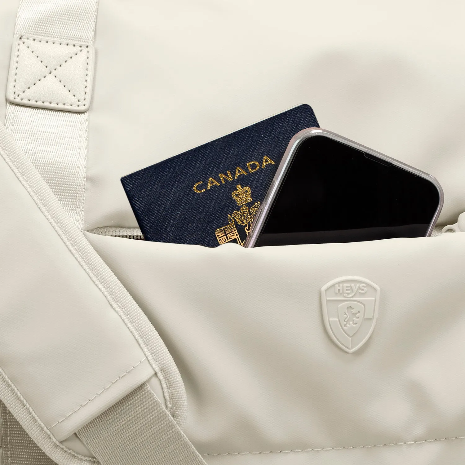 The Puffer Duffel Bag - Off White
