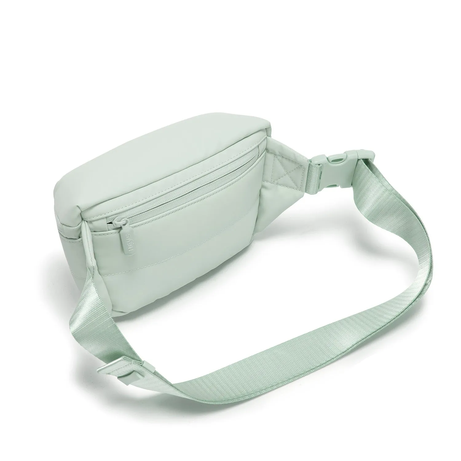 The Puffer Mini Waist Bag - Sage Green