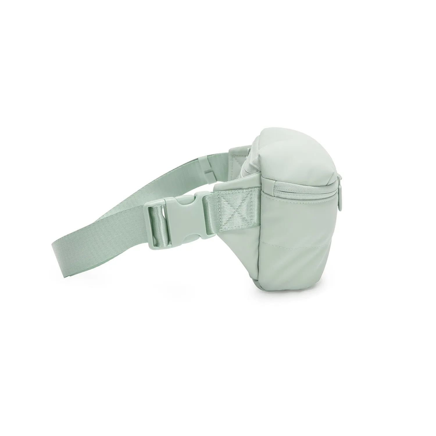 The Puffer Mini Waist Bag - Sage Green