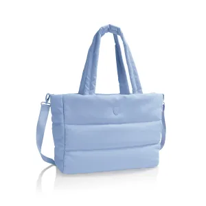 The Puffer Travel Tote - Light Blue