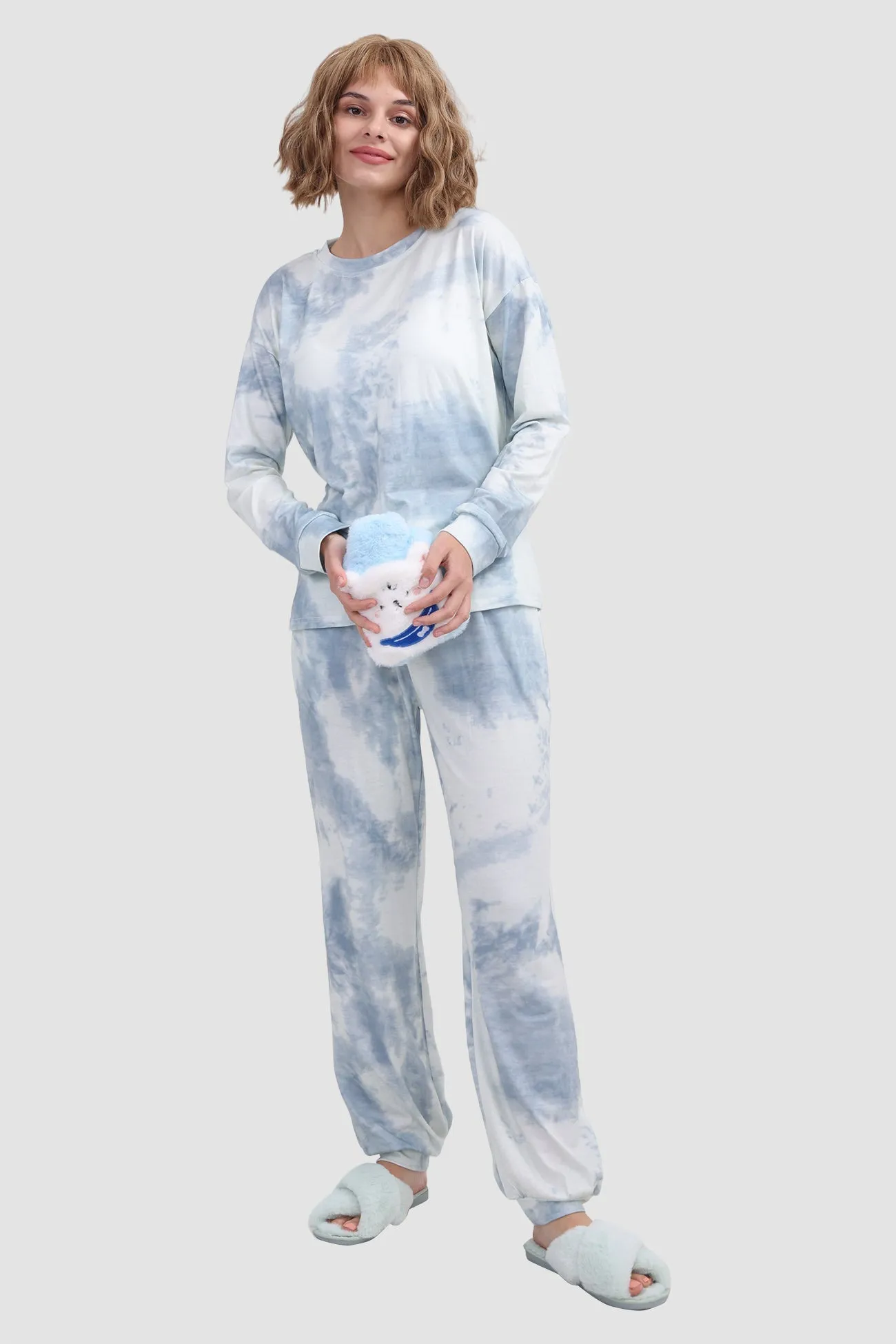 Tie-dye Long Sleeve Loungewear Set