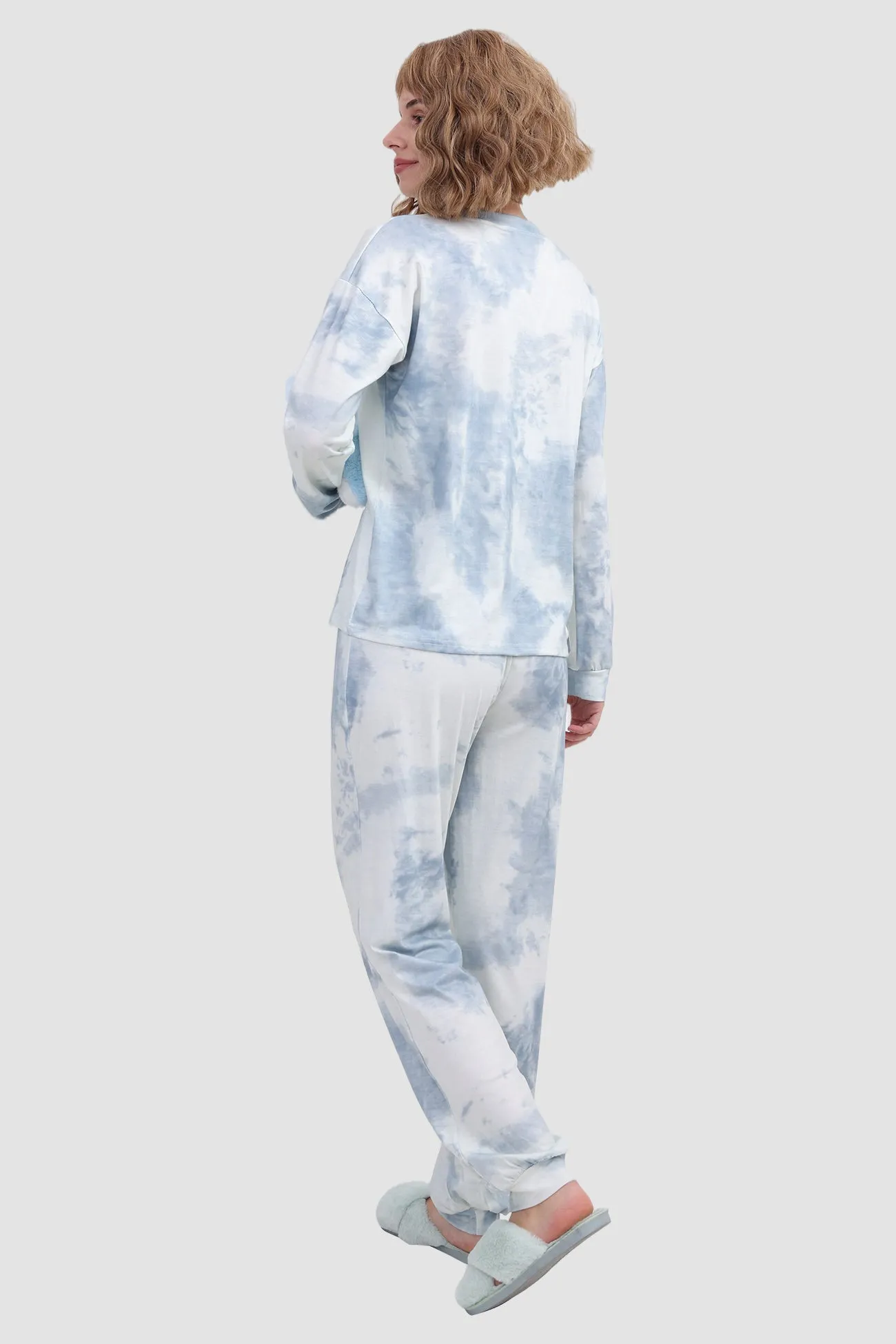 Tie-dye Long Sleeve Loungewear Set
