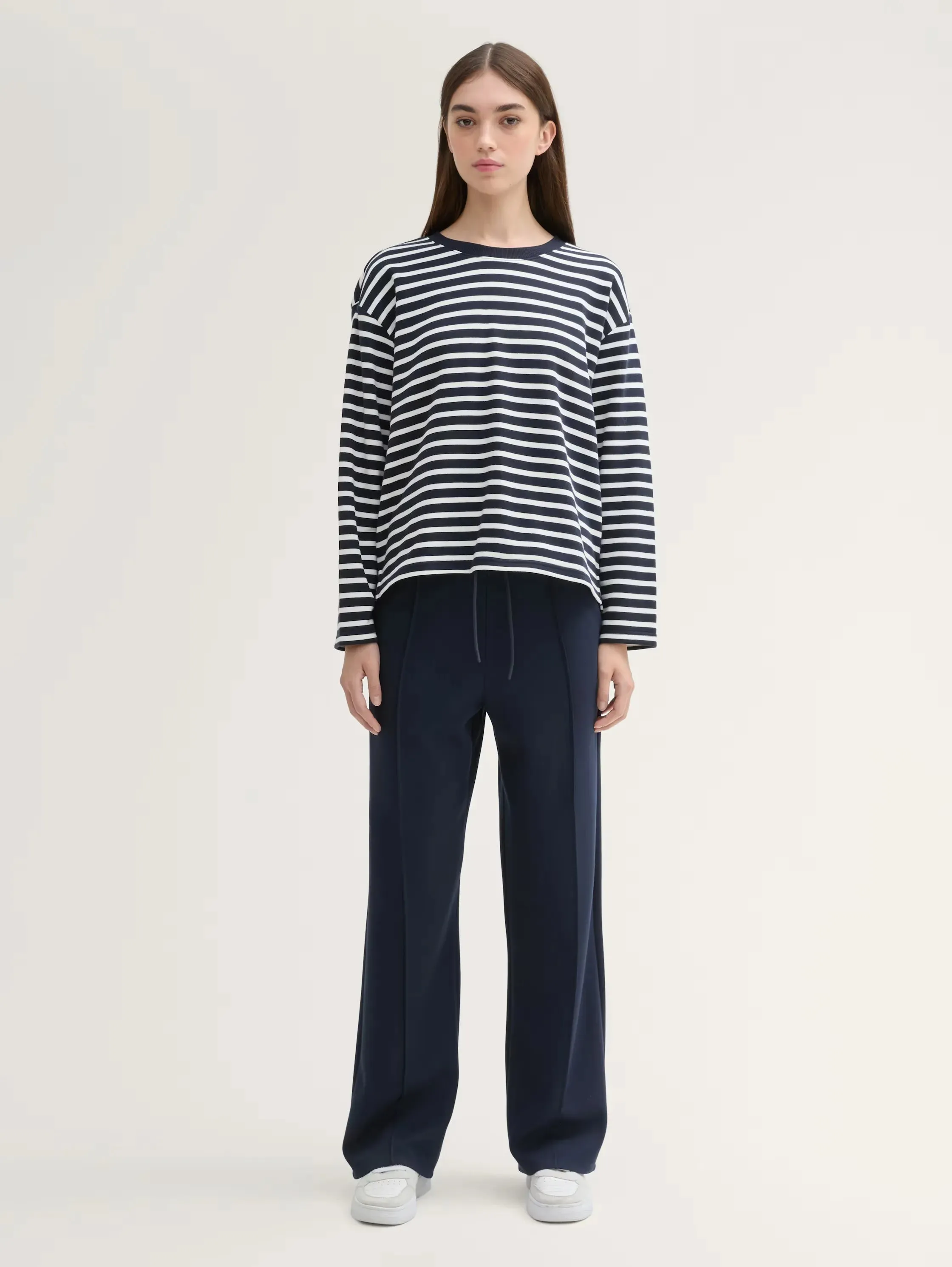 Tom Tailor Straight Navy Pant