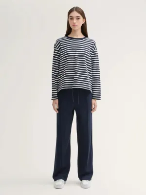 Tom Tailor Straight Navy Pant